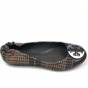 Tory Burch size 6.5 Serena 2 plaid flats